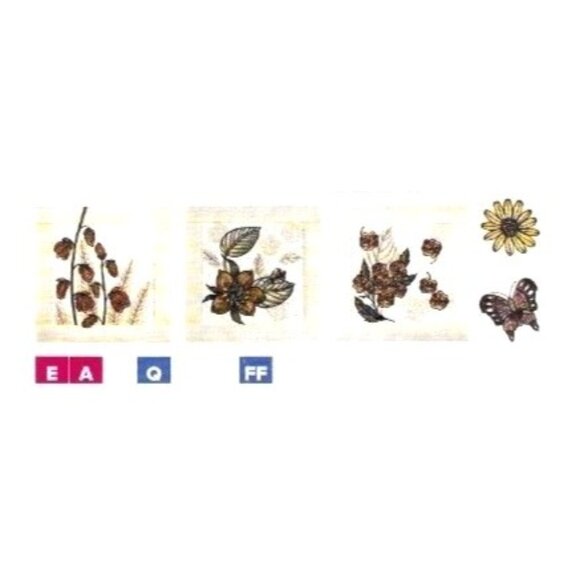 Anita Goodesign Embroidery Flourishing Flowers Quilting Collection 5-14" hoop - Picture 6 of 12